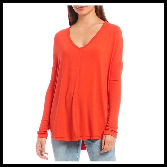 FREE PEOPLE BOHO HI-LO TEE SWING TUNIC TOP A2C - Picture 10 of 16